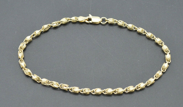 Real 10k Yellow Gold 3mm Turkish Rope Chain Bracelet and Anklet.jpg