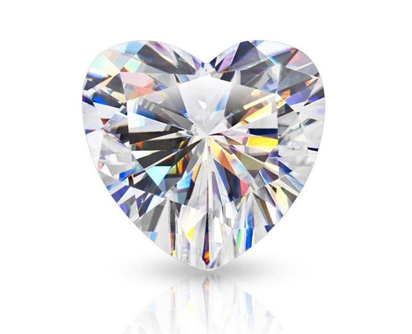 Real Loose Moissanite Heart Cut Gem Stone W. GRA Certificate VVS1 D All Sizes.jpg