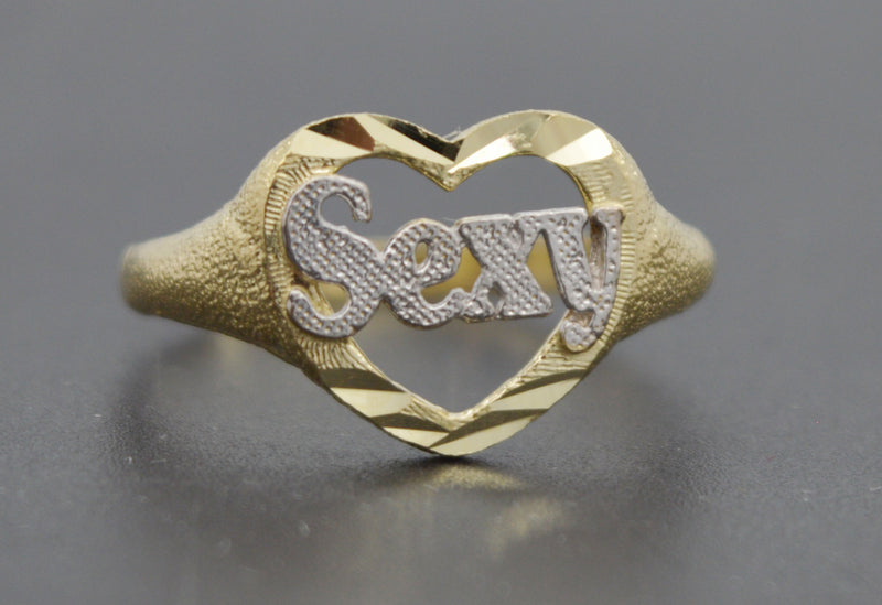 Real 10k Solid Yellow Gold Heart Shape Sexy Women Ring 11.5mm 1.9gr.jpg