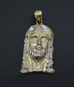 Real 10k Yellow Solid Gold Jesus Head Pendant 3.7 gr 38.8 x 20.4 mm.jpg